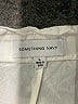 Something Navy Ivory Linen Pants Size L - photo 7