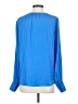 Maison d' Amelie 100% Polyester Blue Long Sleeve Blouse Size S - photo 2