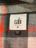 CAbi Plaid Gray Long Sleeve Button-Down Shirt Size M - photo 7