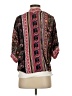 Eyeshadow 100% Rayon Burgundy Kimono Size S - photo 2