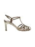 Ralph Lauren Collection Metallic Gold Teal Sandals Size 6 1/2 - photo 1