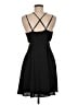 Express 100% Polyester Solid Black Cocktail Dress Size M - photo 2