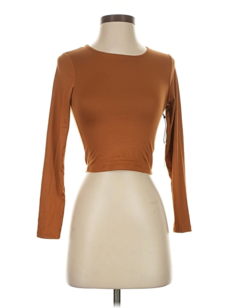 Sincerely Jules 3/4 Sleeve T-shirt In Brown