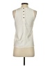 J.Crew 100% Polyester Ivory Sleeveless Top Size XXS - photo 2