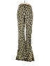Zara Animal Print Gold Casual Pants Size XS - photo 1