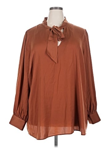 City Chic 3/4 Sleeve Blouse (view 1)