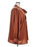 City Chic 100% Polyester Brown 3/4 Sleeve Blouse Size 22 Plus (XL) - photo 4