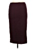 Leith Solid Burgundy Formal Skirt Size M - photo 2