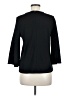 Ann Taylor Black 3/4 Sleeve Top Size M - photo 2