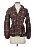 Cordelia Plaid Brown Jacket Size 4 - photo 1