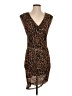 Liu-Jo Animal Print Brown Cocktail Dress Size S - photo 1