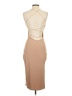 Shein Solid Tan Cocktail Dress Size 2 - photo 2