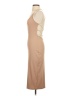 Shein Solid Tan Cocktail Dress Size 2 - photo 5