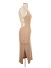Shein Solid Tan Cocktail Dress Size 2 - photo 4