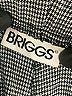 Briggs Houndstooth Gray Casual Pants Size 18 - photo 4