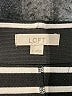 Ann Taylor LOFT Stripes Black Casual Skirt Size S - photo 3