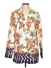 Shein 100% Polyester Print Ivory Blazer Size XS - photo 1