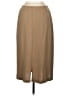 Eccobay Solid Tan Casual Skirt Size M - photo 2