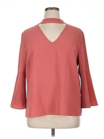 Eva Mendes by New York & Company 3/4 Sleeve Blouse (view 1)