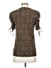 MICHAEL Michael Kors Brown Short Sleeve Blouse Size S - photo 2