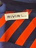 RIVIR Stripes Orange Casual Skirt Size S - photo 4