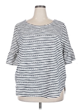 Green Envelope Short Sleeve Top