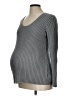 Gap - Maternity 100% Cotton Gray Pullover Sweater Size L - photo 1