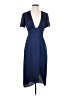 Express 100% Polyester Blue Cocktail Dress Size 4 - photo 1