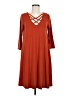 Assorted Brands Orange Casual Dress Size M - photo 1