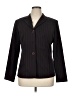 Danny & Nicole Stripes Black Blazer Size 16 - photo 1