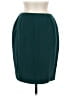 Assorted Brands 100% Silk Solid Teal Green Silk Skirt Size 8 - photo 1