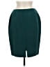 Assorted Brands 100% Silk Solid Teal Green Silk Skirt Size 8 - photo 2
