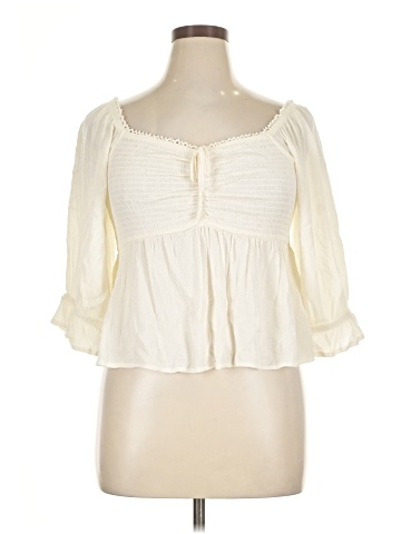 Self Esteem 3/4 Sleeve Blouse (view 1)