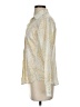 Gap Print Yellow Long Sleeve Blouse Size S - photo 5