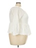 Torrid Ivory 3/4 Sleeve Blouse Size 3X Plus (3) - photo 4