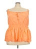 Torrid 100% Rayon Orange Sleeveless Blouse Size 3X Plus (3) - photo 1