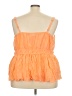 Torrid 100% Rayon Orange Sleeveless Blouse Size 3X Plus (3) - photo 2
