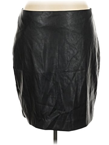 J.Crew Factory Store Faux Leather Skirt (view 1)