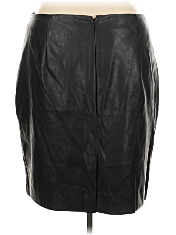 J.Crew Factory Store Faux Leather Skirt (view 2)