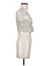 Zara Silver Sleeveless Top Size XS - photo 4