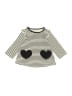 First Impressions Hearts Ivory Long Sleeve Top Size 3-6 mo - photo 1