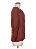 Point Sur 100% Viscose Brown Long Sleeve Blouse Size M - photo 4