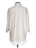 Style Rack Stripes Ivory Silver 3/4 Sleeve Button-Down Shirt Size L - photo 2