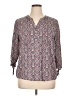 Westport Gray 3/4 Sleeve Blouse Size XL - photo 1