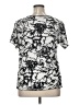 Cj Banks Silver Short Sleeve Top Size 1X - photo 2