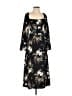 NLW Floral Black Casual Dress Size S - photo 1