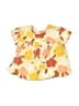 Peek... Floral Yellow Sleeveless Blouse Size 6-12 mo - photo 1