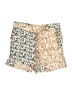 BCBGMAXAZRIA 100% Rayon Print Gold Shorts Size XS - photo 1