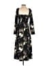 NLW Floral Black Casual Dress Size S - photo 2