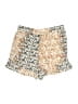 BCBGMAXAZRIA 100% Rayon Print Gold Shorts Size XS - photo 2